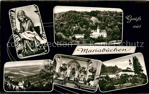 AK / Ansichtskarte Mariabuchen Kloster Kirche Panorama  Kat. Lohr Main