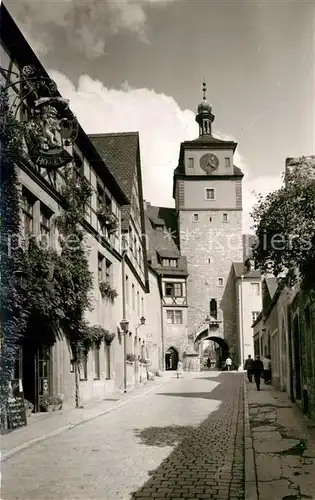 AK / Ansichtskarte Rothenburg Tauber Weisser Turm Kat. Rothenburg ob der Tauber