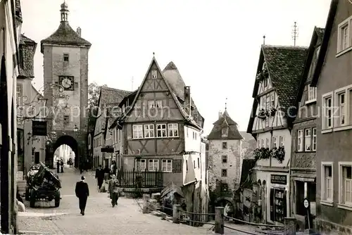 AK / Ansichtskarte Rothenburg Tauber Stadttor Kat. Rothenburg ob der Tauber