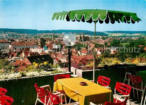 AK / Ansichtskarte Ansbach Mittelfranken Gasthaus Terrasse Kat. Ansbach