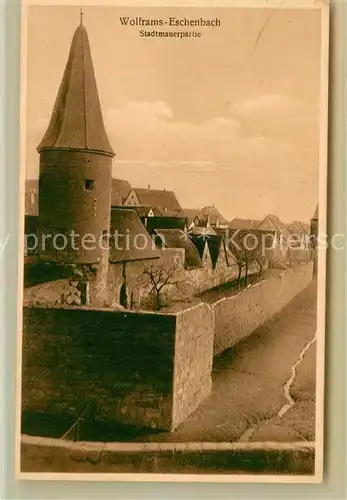 AK / Ansichtskarte Wolframs Eschenbach Stadtmauer Kat. Wolframs Eschenbach