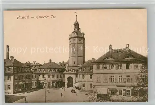 AK / Ansichtskarte Ansbach Mittelfranken Herrieder Hof Kat. Ansbach