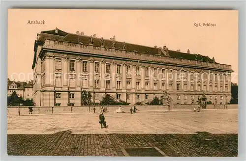 AK / Ansichtskarte Ansbach Mittelfranken Schloss Kat. Ansbach