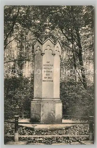 AK / Ansichtskarte Ansbach Mittelfranken Kaspar Hauser Denkmal Kat. Ansbach