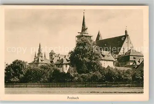 AK / Ansichtskarte Ansbach Mittelfranken Kirche Kat. Ansbach