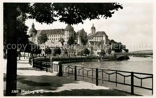 AK / Ansichtskarte Neuburg Donau Partie an der Donau Kat. Neuburg a.d.Donau
