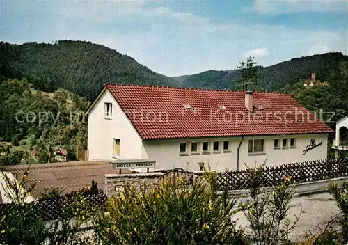 AK / Ansichtskarte Bad Liebenzell Hotel Pension Schwarzdrossel Kat. Bad Liebenzell