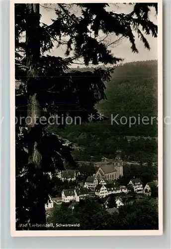 AK / Ansichtskarte Bad Liebenzell Teilansicht mit Kirche Kat. Bad Liebenzell