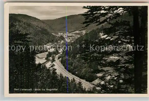 AK / Ansichtskarte Bad Liebenzell Blick ins Nagoldtal Kat. Bad Liebenzell