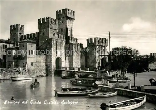 AK / Ansichtskarte Sirmione Castello Scaligero Gardasee