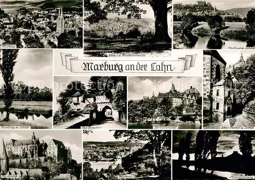AK / Ansichtskarte Marburg Lahn Universitaet Schloss  Kat. Marburg