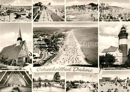 AK / Ansichtskarte Dahme Ostseebad Leuchtturm Meerwasser Schwimmbad Haus des Kurgastes  Kat. Dahme