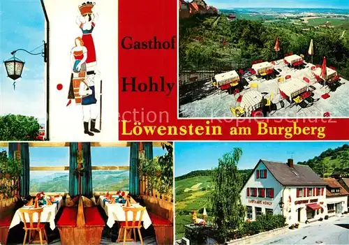 AK / Ansichtskarte Loewenstein Gasthof Hohly  Kat. Loewenstein