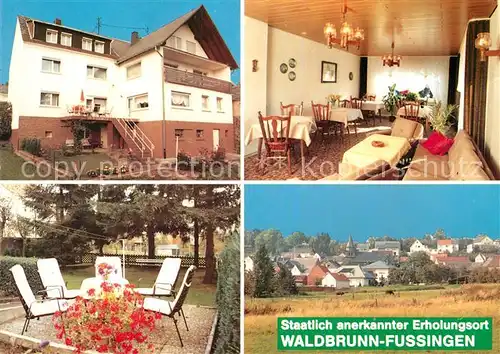 AK / Ansichtskarte Fussingen Pension Haus Lassmann Kat. Waldbrunn (Westerwald)