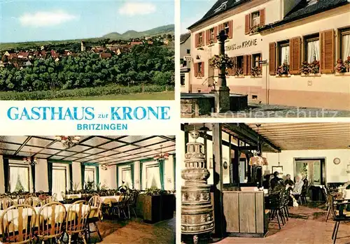 AK / Ansichtskarte Britzingen Gasthaus zur Krone Kat. Muellheim