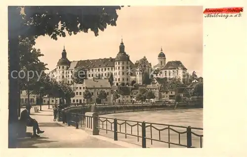 AK / Ansichtskarte Neuburg Donau Partie an der Donau Kat. Neuburg a.d.Donau