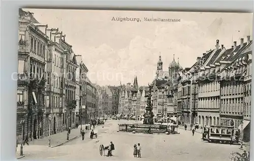 AK / Ansichtskarte Augsburg Maximilianstrasse Kat. Augsburg