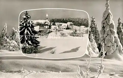 AK / Ansichtskarte Luetzenhardt Panorama Winter Kat. Waldachtal