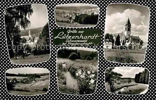 AK / Ansichtskarte Luetzenhardt Panoramen Kirche Kat. Waldachtal