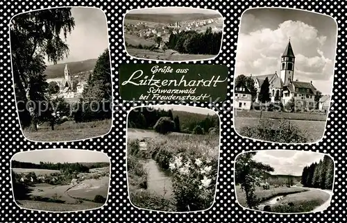 AK / Ansichtskarte Luetzenhardt Panoramen Kirchen Kat. Waldachtal