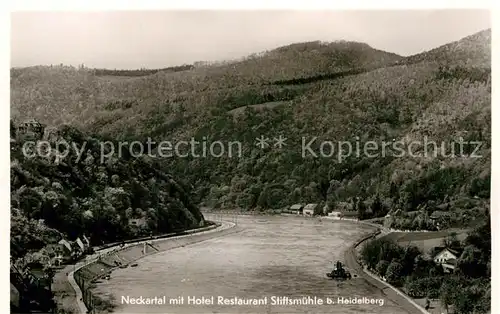 AK / Ansichtskarte Heidelberg Neckar Neckartal mit Hotel Restaurant Stiftsmuehle Kat. Heidelberg