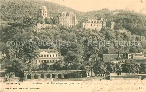 AK / Ansichtskarte Heidelberg Neckar Schloss Kat. Heidelberg