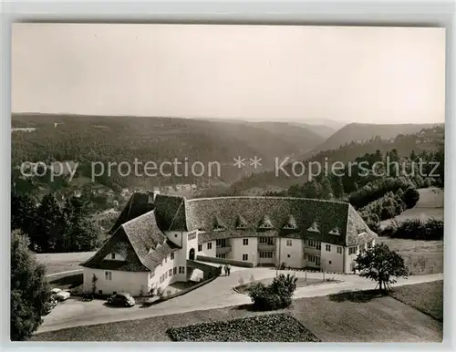 AK / Ansichtskarte Unterlengenhardt Paracelsus Haus Fliegeraufnahme Kat. Bad Liebenzell