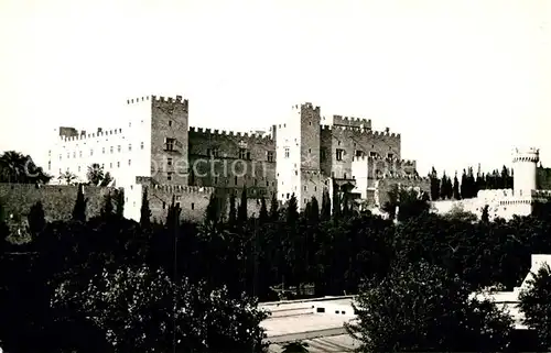 AK / Ansichtskarte Rhodos Rhodes aegaeis Palais du Grand Maitre de Rhodes Palast Kat. 