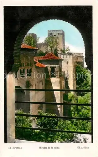 AK / Ansichtskarte Granada Andalucia Mirador de la Reina Alhambra Kat. Granada