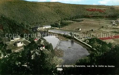 AK / Ansichtskarte Alle sur Semois Panorama vue de la Roche au boutou