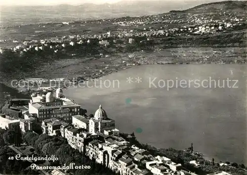 AK / Ansichtskarte Castelgandolfo Latium Panorama dall aereo