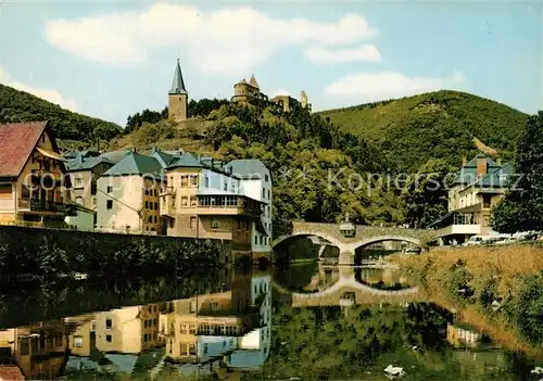AK / Ansichtskarte Vianden Pont de l Our et le chateau