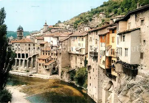 AK / Ansichtskarte Pont en Royans Vieilles maisons surplombant la Bourne Kat. Pont en Royans