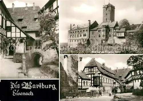 AK / Ansichtskarte Eisenach Thueringen Wartburg Vogtei Nuernberger Erker  Kat. Eisenach