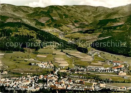 AK / Ansichtskarte Elzach Fliegeraufnahme Kat. Elzach