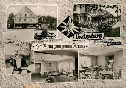 AK / Ansichtskarte Lindenberg Allgaeu Gasthaus Im Krug zum Gruenen Kranz Kat. Lindenberg i.Allgaeu