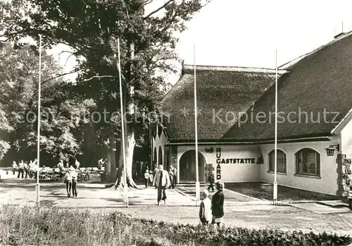 AK / Ansichtskarte Bergen Ruegen Rugard Gaststaette  Kat. Bergen