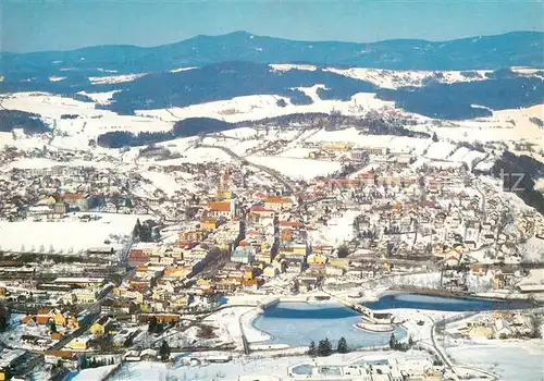 AK / Ansichtskarte Grafenau Niederbayern Rachel Nationalpark Fliegeraufnahme Kat. Grafenau