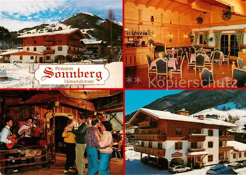 AK / Ansichtskarte Hinterglemm Saalbach Pension Sonnberg