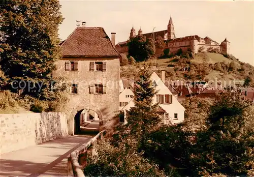 AK / Ansichtskarte Schwaebisch Hall Comburg Stadttor Kat. Schwaebisch Hall