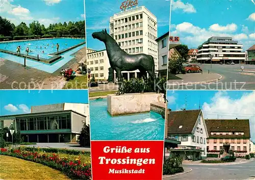 AK / Ansichtskarte Trossingen Schwimmbad Efka Stadtansichten Kat. Trossingen