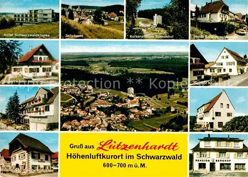 AK / Ansichtskarte Luetzenhardt Hotel Schwarzwaldklause Heimatmuseum Gasthof Krone Kat. Waldachtal