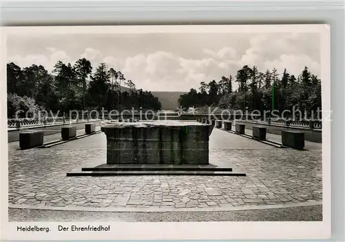 AK / Ansichtskarte Heidelberg Neckar Ehrenfriedhof Kat. Heidelberg