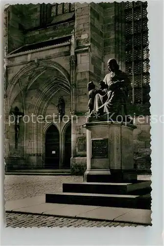 AK / Ansichtskarte Dinkelsbuehl Christian von Schmid Denkmal Sankt Georg Kat. Dinkelsbuehl