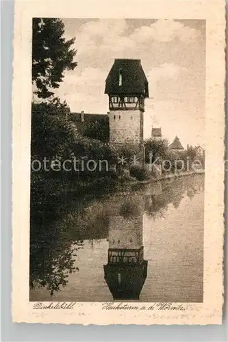 AK / Ansichtskarte Dinkelsbuehl Hauketurm Woernitz Kat. Dinkelsbuehl