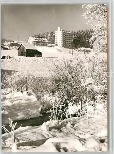 AK / Ansichtskarte Luetzenhardt Hotel Sonnenhof Winter Kat. Waldachtal