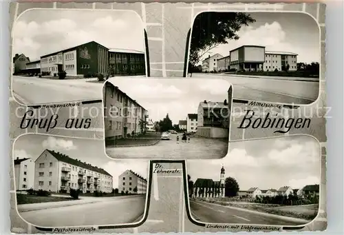 AK / Ansichtskarte Bobingen Mittelschule Liebfrauenkirche Knabenschule Kat. Bobingen