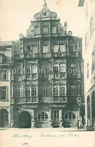 AK / Ansichtskarte Heidelberg Neckar Gasthaus zum Ritter Kat. Heidelberg