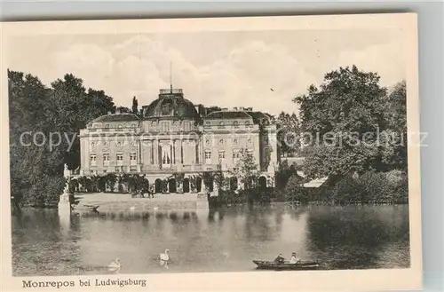 AK / Ansichtskarte Ludwigsburg Wuerttemberg Schloss Monrepos