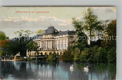 AK / Ansichtskarte Ludwigsburg Wuerttemberg Schloss Monrepos